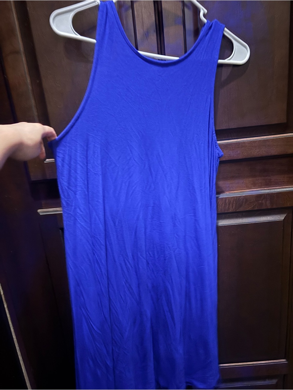 Old Navy Royal Blue Midi Tank Dress